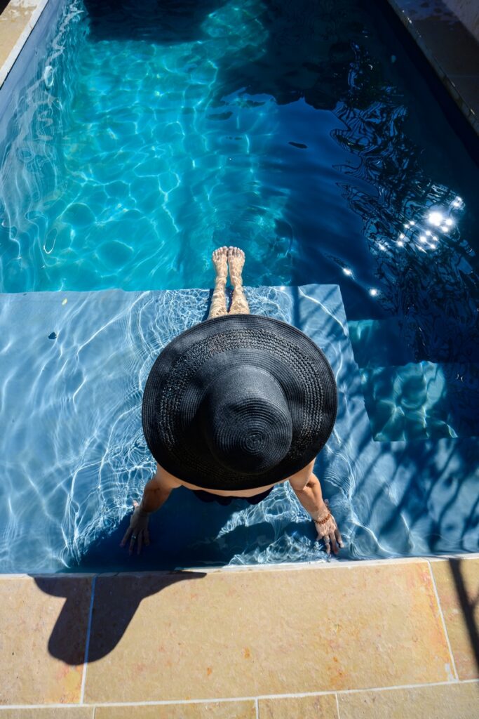 chambre hote Gigondas piscine detente